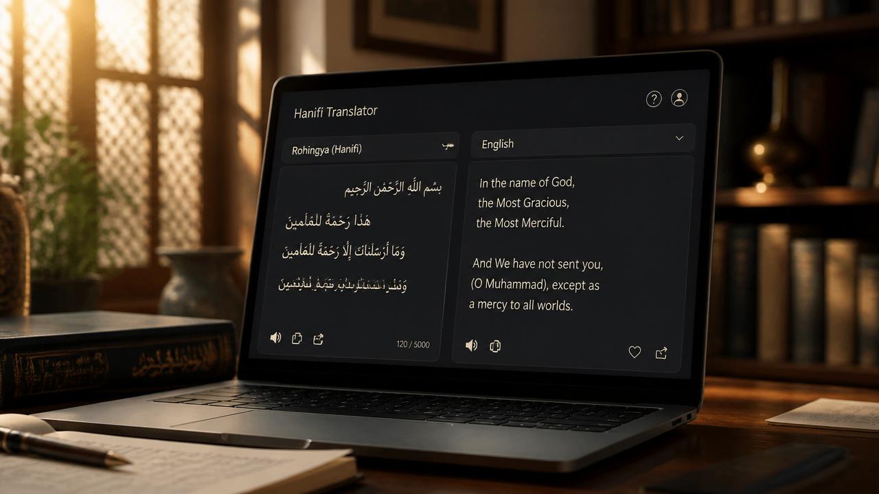 Rohingya Translation Interface